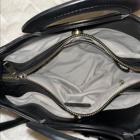 Joy Susan Black Crossbody Bag with Circular Handle - Picture 10 of 14